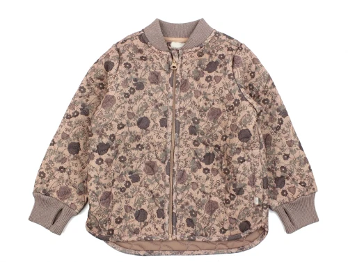 Wheat rose dawn flowers termojakke Loui